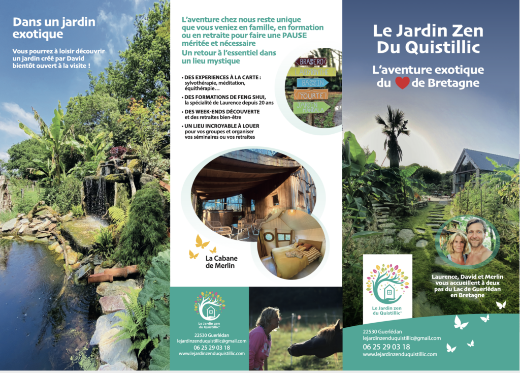 Le Jardin Zen du Quistillic in the heart of Brittany: Feng Shui training, spiritual retreats, team building, hire and exclusive use, a SACRED PLACE